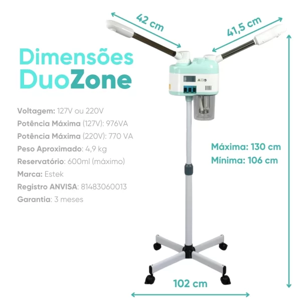 Vapor Ozonizado Duozone Estek - Imagem 4